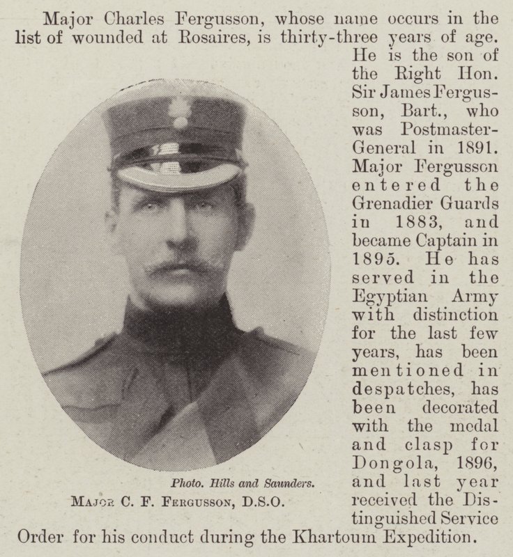 Majoor C F Fergusson, DSO door English Photographer