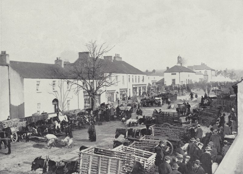 Marktdag in Abbeyleix door English Photographer