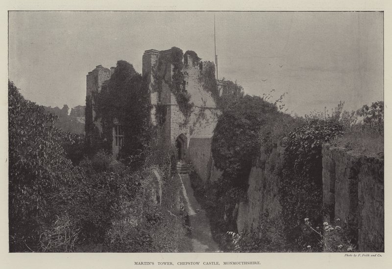 Martins Toren, Chepstow Kasteel, Monmouthshire door English Photographer