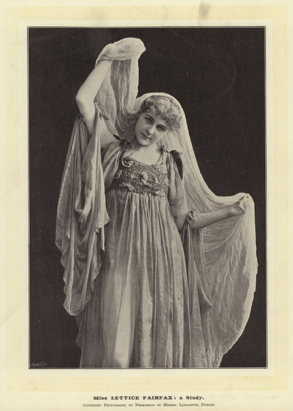 Miss Lettice Fairfax: een studie door English Photographer