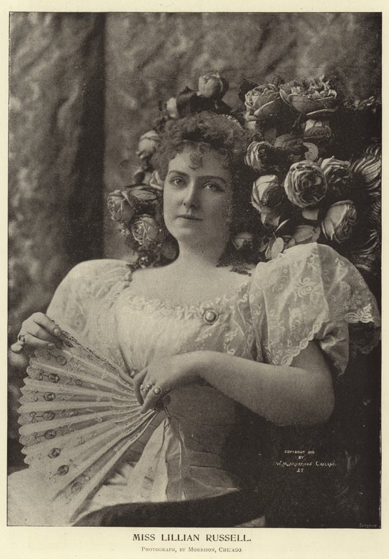 Mevrouw Lillian Russell door English Photographer