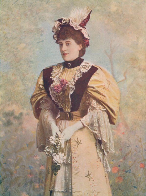 Miss Maud Hobson door English Photographer