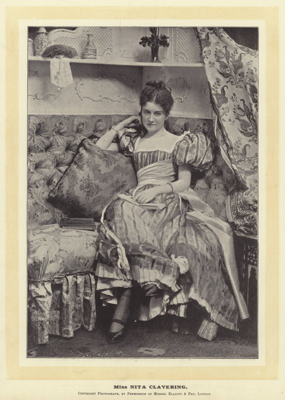 Miss Nita Clavering door English Photographer