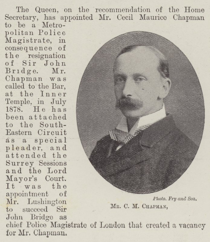 Mr C M Chapman door English Photographer