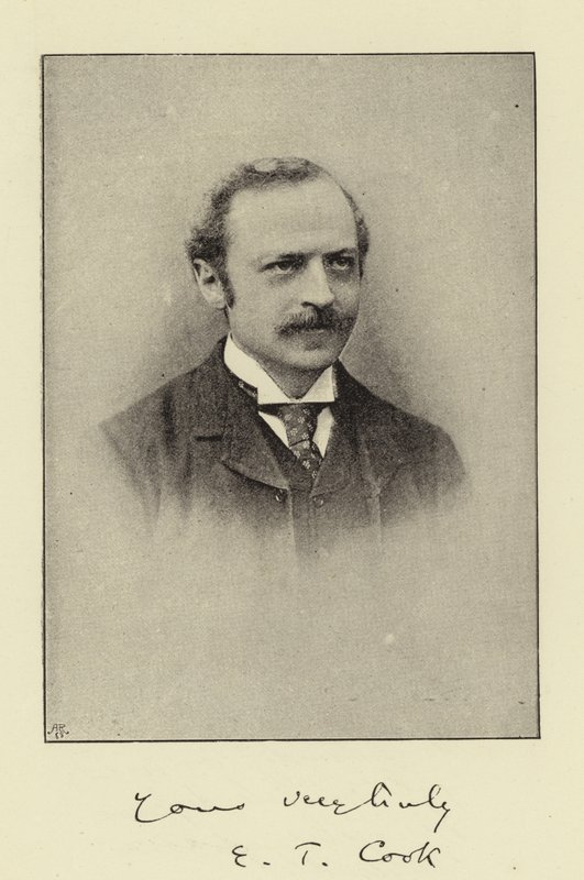 De heer Edward T Cook door English Photographer