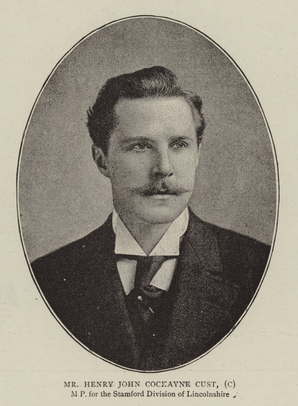 Mr Henry John Cockayne Cust, Conservatief door English Photographer