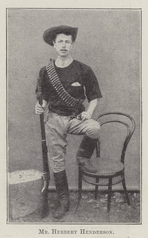 Mr Herbert Henderson door English Photographer