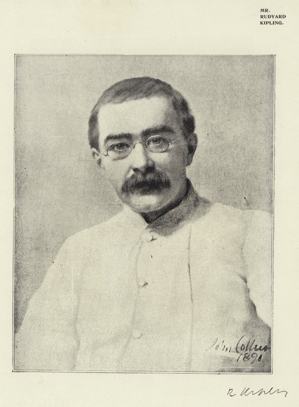 Mr Rudyard Kipling door English Photographer