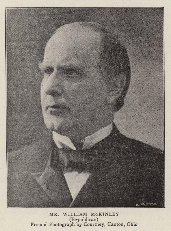 Mr William McKinley door English Photographer