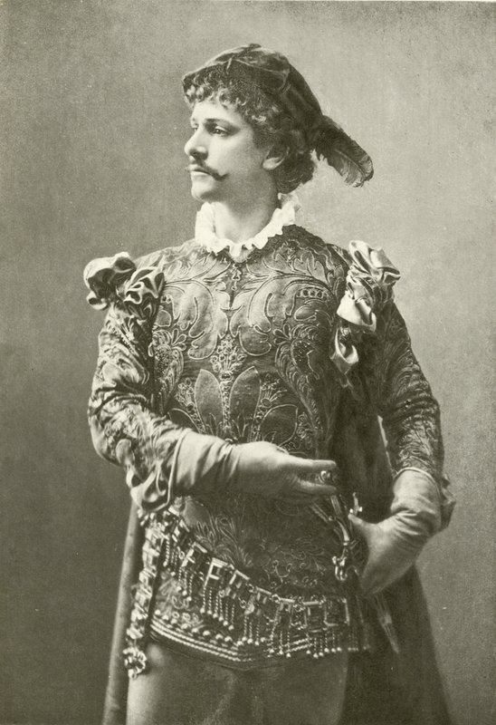Mr William Terriss als Mercutio (gravure) door English Photographer