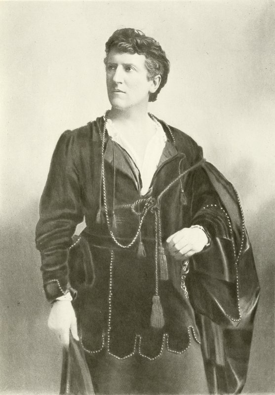 Mr Wilson Barrett als Hamlet (gravure) door English Photographer