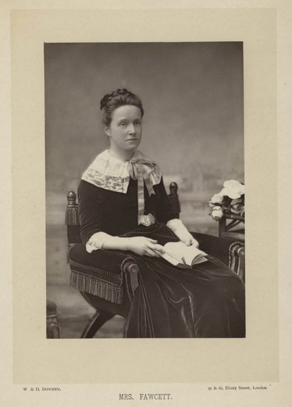 Mevrouw Fawcett door English Photographer