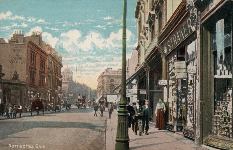 Notting Hill Gate, Londen door English Photographer