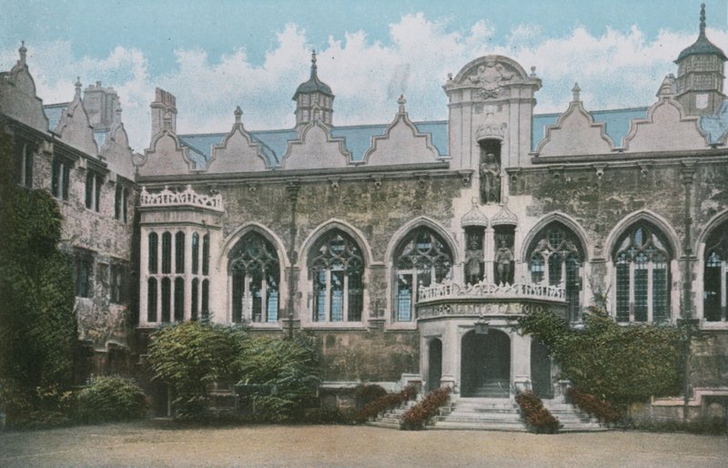 Oriel College door English Photographer