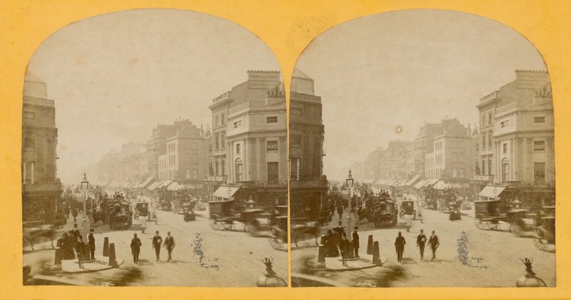 Oxford Street, Regent Circus, Londen door English Photographer