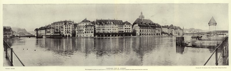 Panoramisch Uitzicht op Luzern door English Photographer