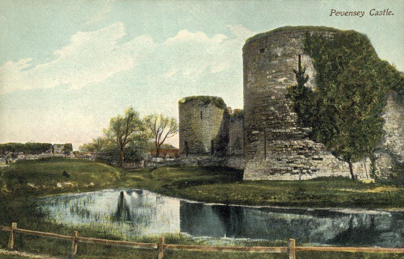 Pevensey Castle door English Photographer
