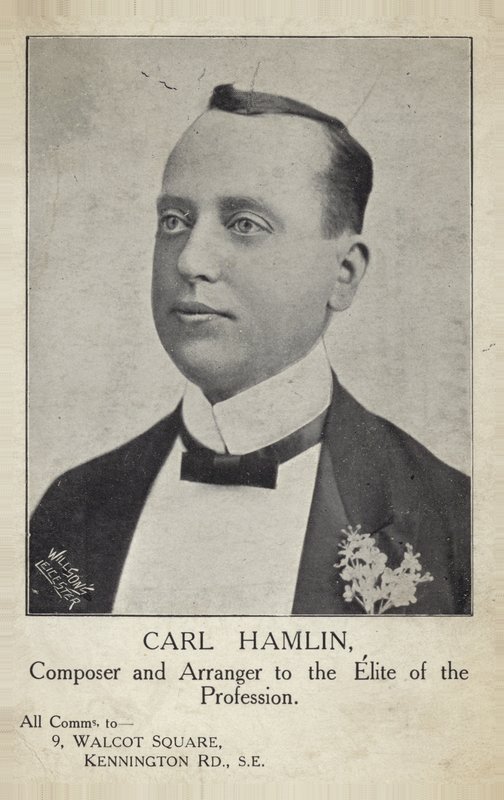 Portret van Carl Hamlin door English Photographer