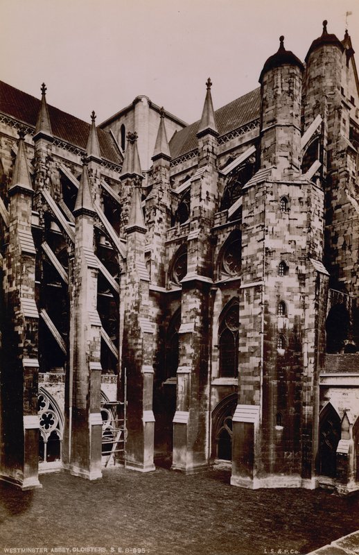 Ansichtkaart van Westminster Abbey door English Photographer