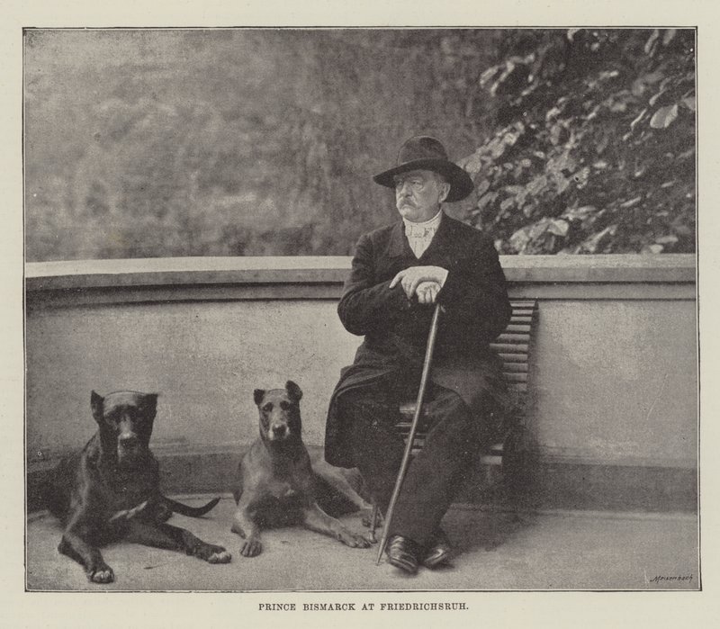 Prins Bismarck in Friedrichsruh door English Photographer