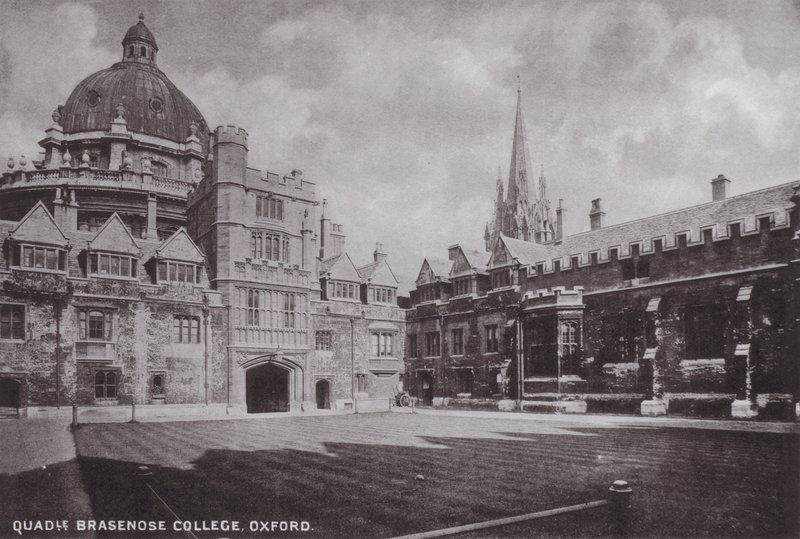 Binnenplaats Brasenose College, Oxford door English Photographer