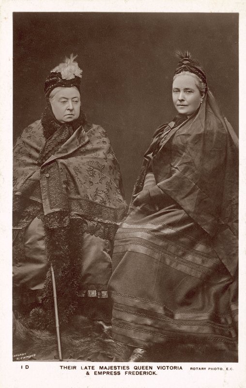 Koningin Victoria, Keizerin Frederick door English Photographer