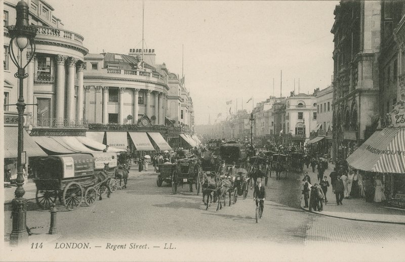 Regent Street, Londen door English Photographer