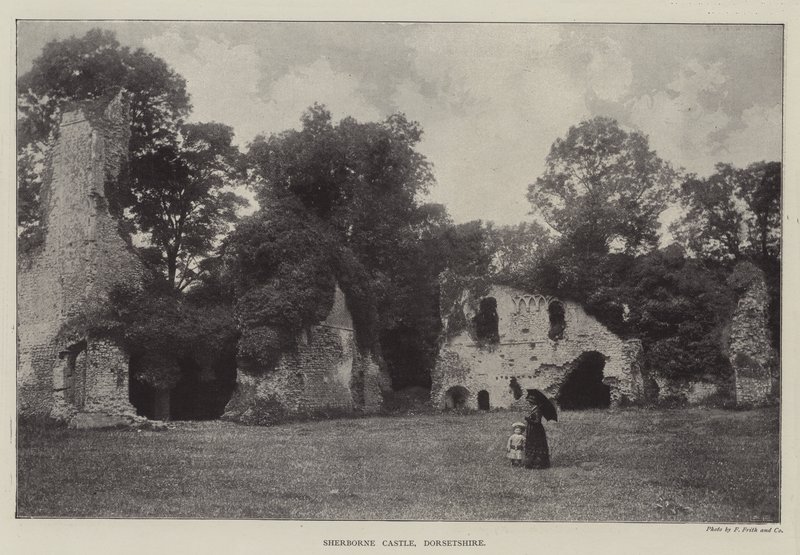 Sherborne Kasteel, Dorsetshire door English Photographer