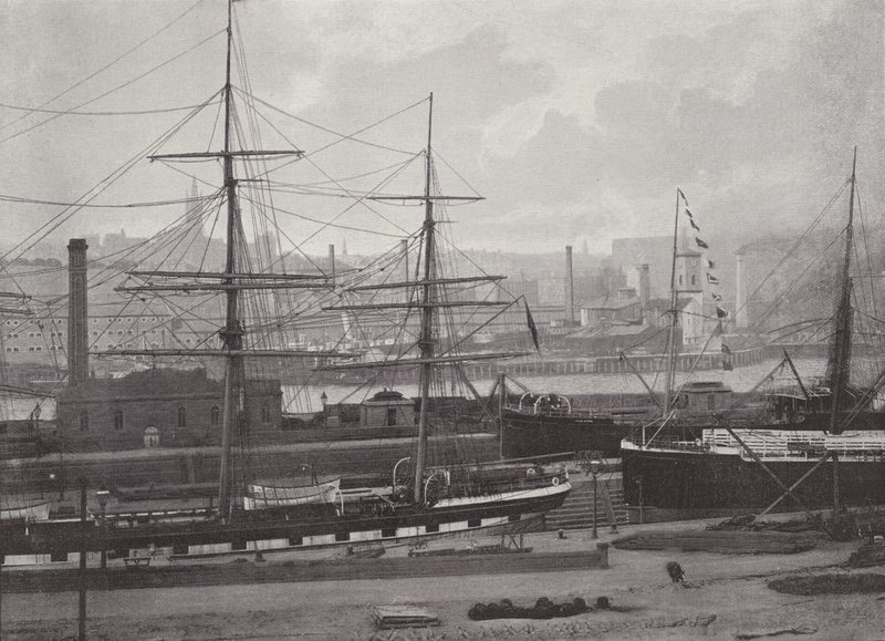 Scheepvaart op de Clyde, Partick, Glasgow door English Photographer