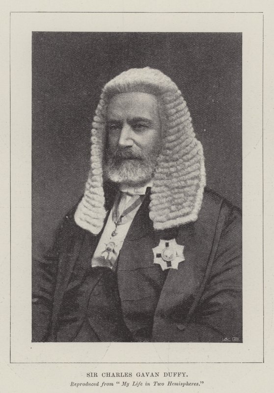 Sir Charles Gavan Duffy door English Photographer