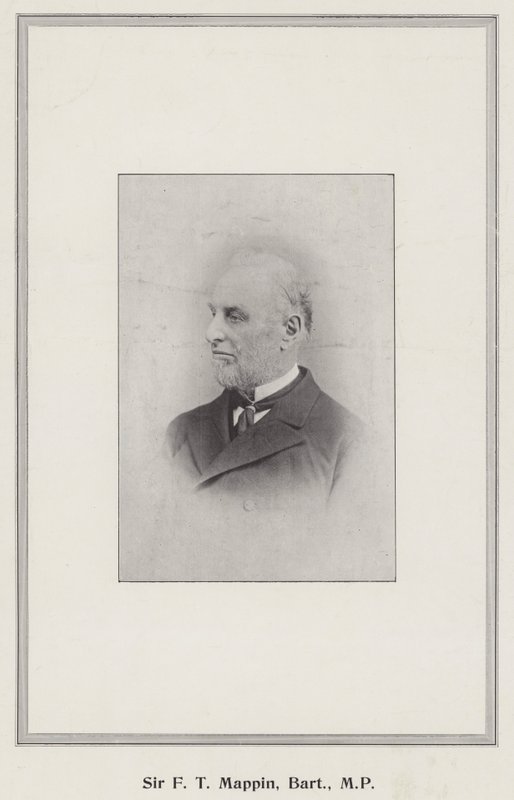 Sir F T Mappin, Baronet, MP door English Photographer