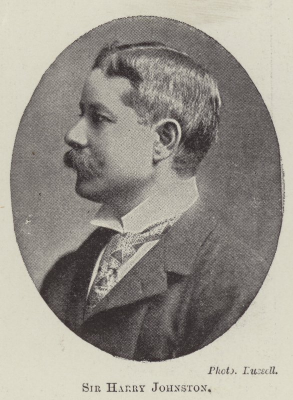 Sir Harry Johnston door English Photographer