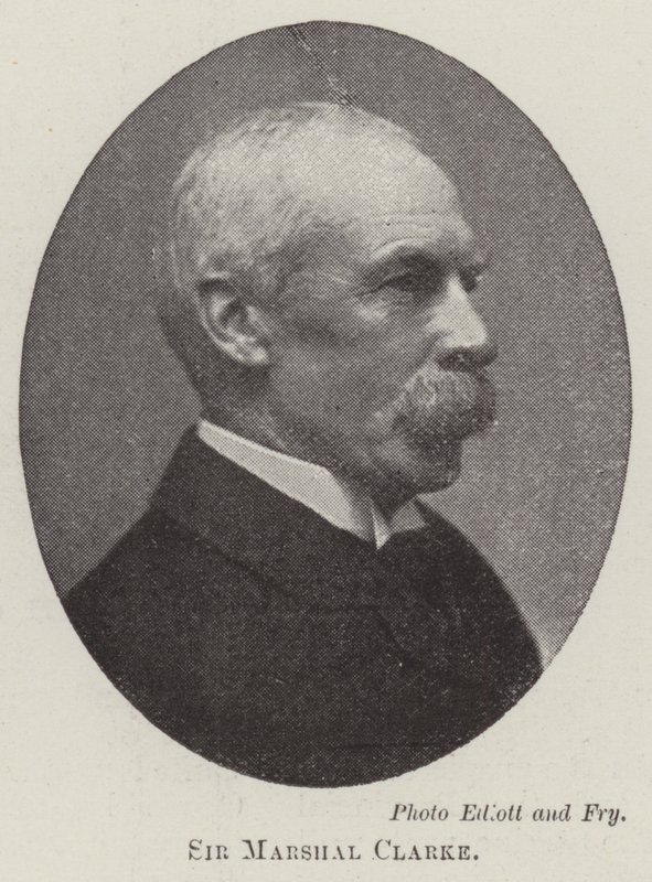 Sir Marshal Clarke door English Photographer