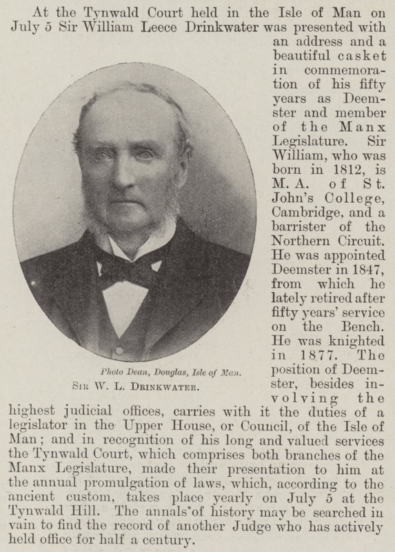 Sir W L Drinkwater door English Photographer