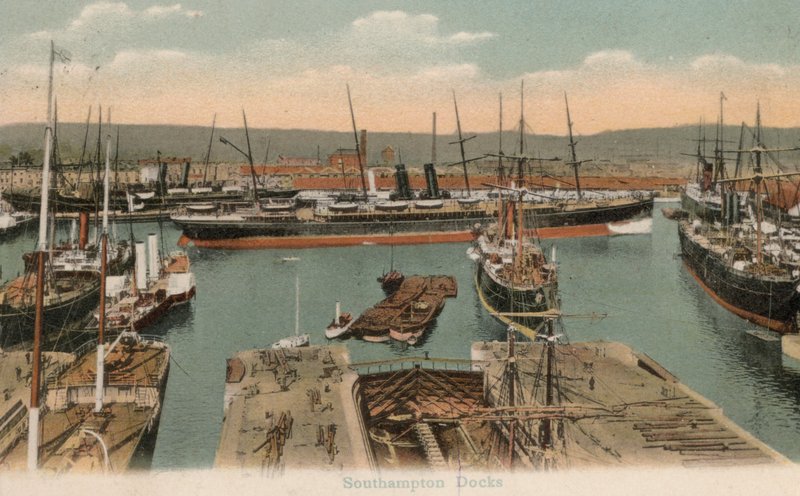Southampton Docks door English Photographer
