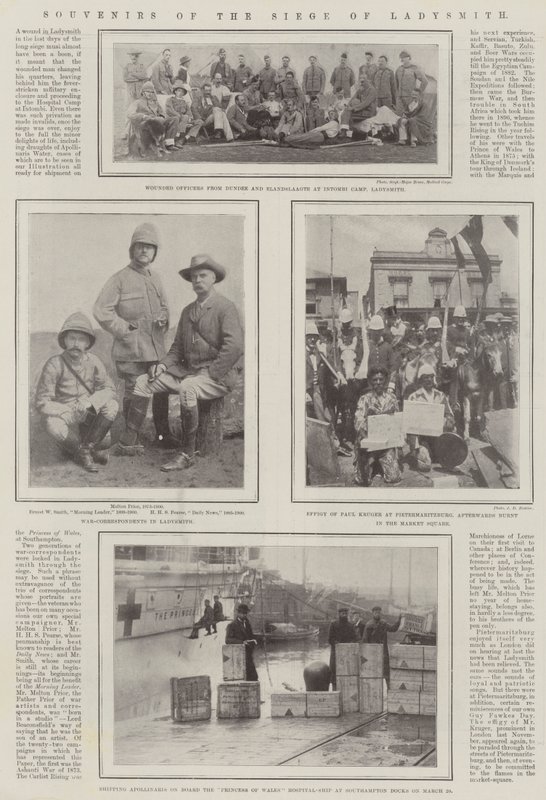 Souvenirs van de belegering van Ladysmith door English Photographer