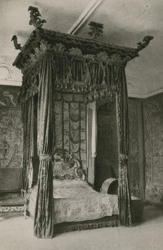 Staatslaapkamer, Haddon Hall door English Photographer