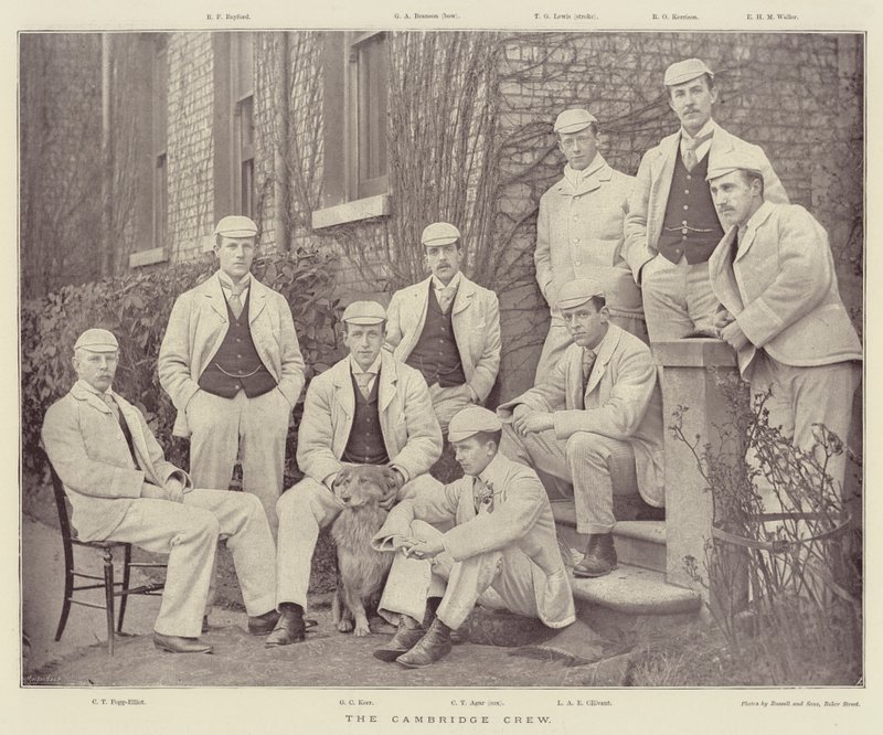 De Cambridge Crew door English Photographer
