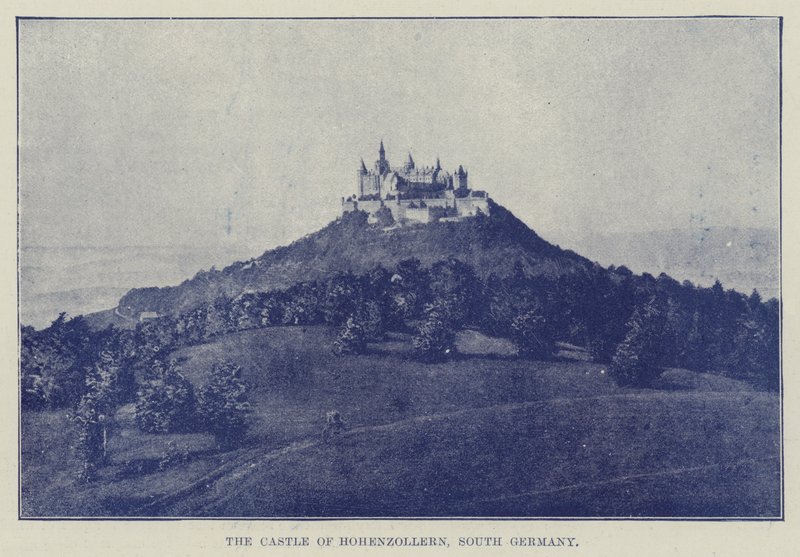 Het kasteel van Hohenzollern, Zuid-Duitsland door English Photographer