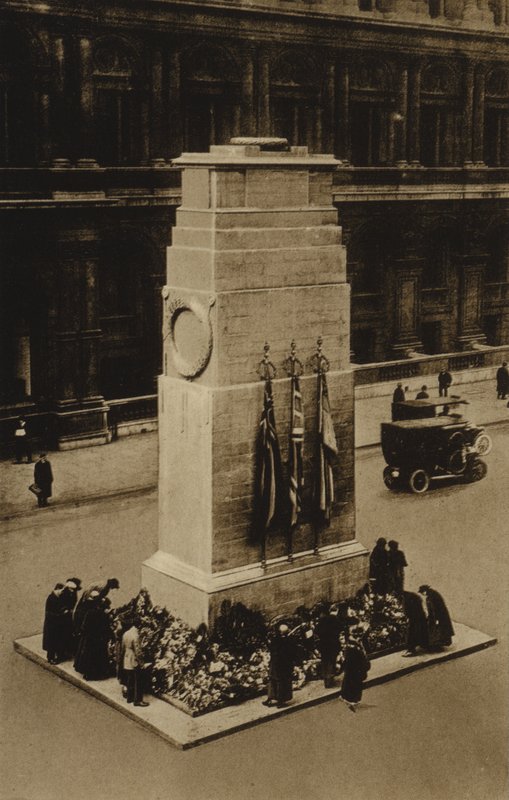 Het Cenotaaf, Whitehall, Londen door English Photographer