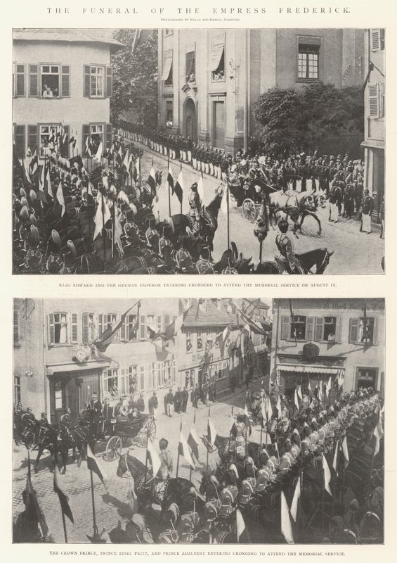 De Begrafenis van Keizerin Frederick door English Photographer