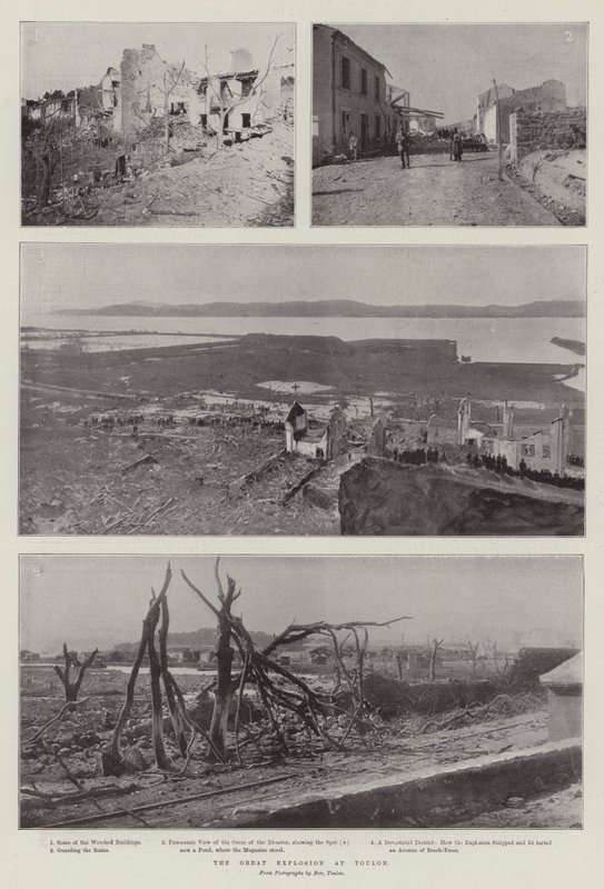 De grote explosie in Toulon door English Photographer