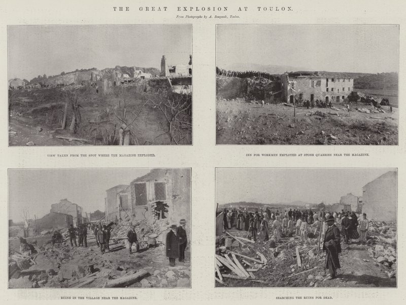 De grote explosie in Toulon door English Photographer