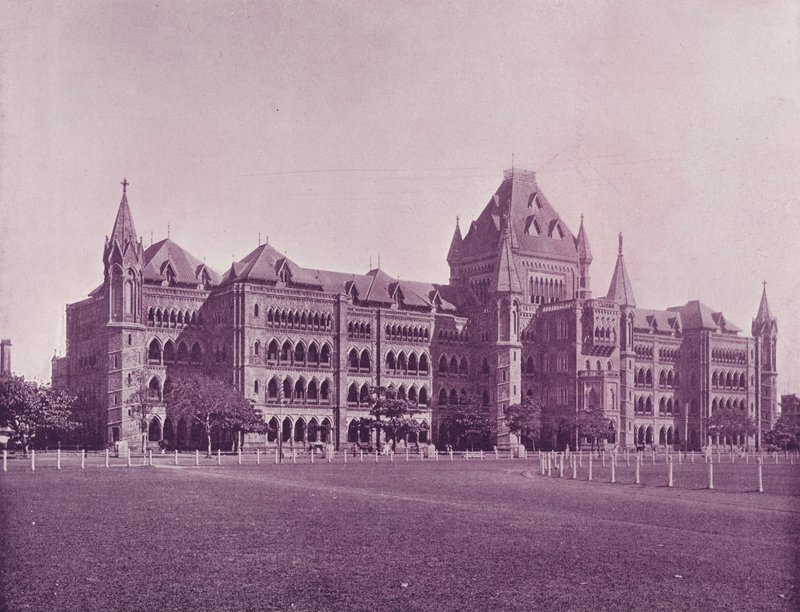 Het Hooggerechtshof, Bombay door English Photographer