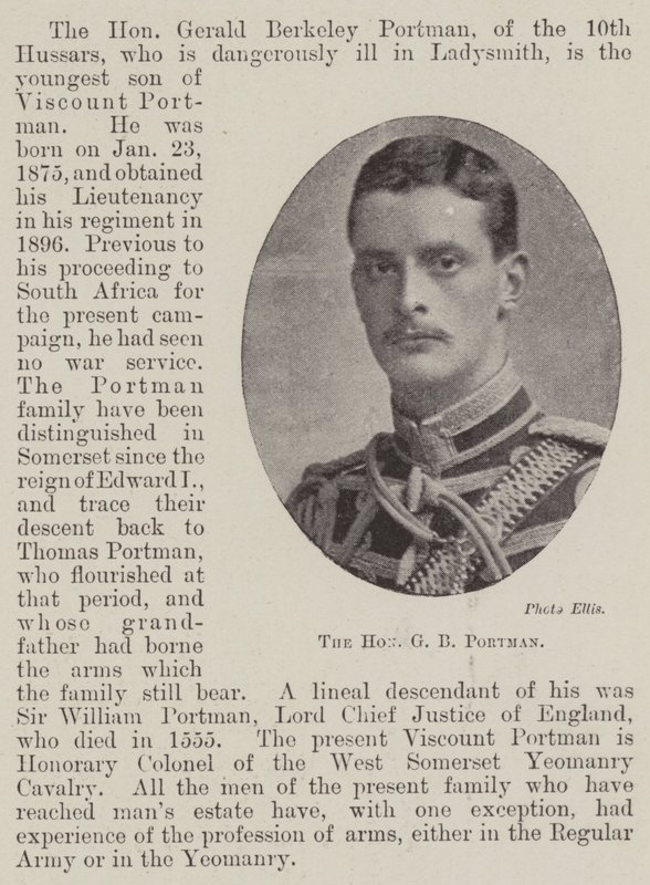 De eerwaarde G.B. Portman door English Photographer