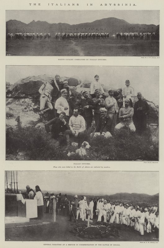 De Italianen in Abessinië door English Photographer