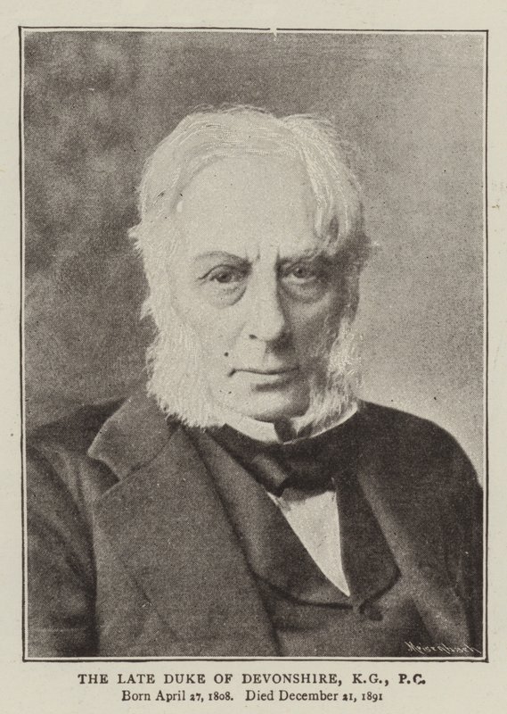De Wijlen Hertog van Devonshire, KG, PC door English Photographer