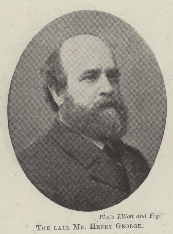 De overleden Mr Henry George door English Photographer