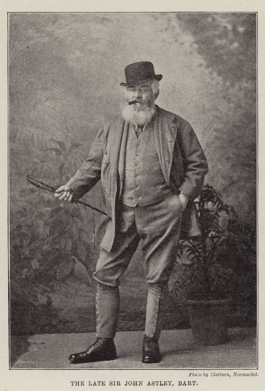 De overleden Sir John Astley, Baronet door English Photographer