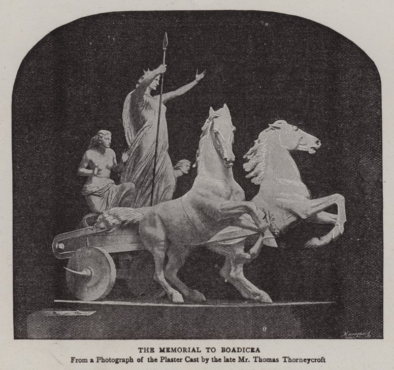 Het monument voor Boadicea door English Photographer